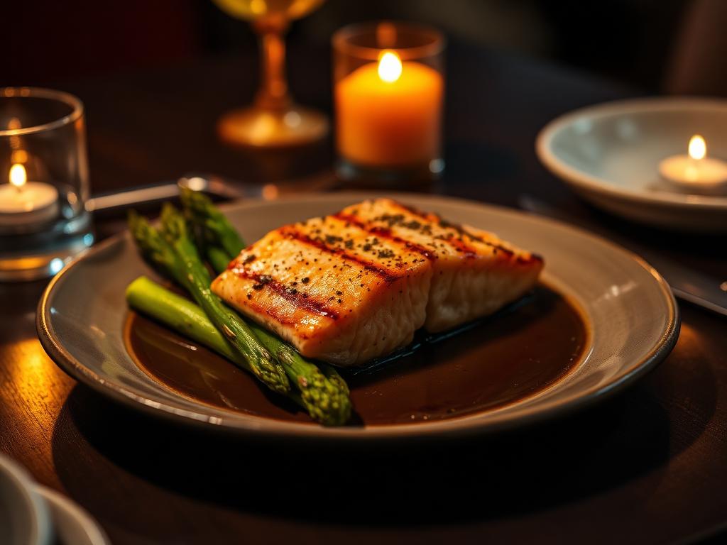 Pan-Seared Salmon & Asparagus