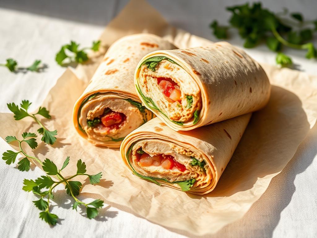 Turkey & Hummus Protein Wrap