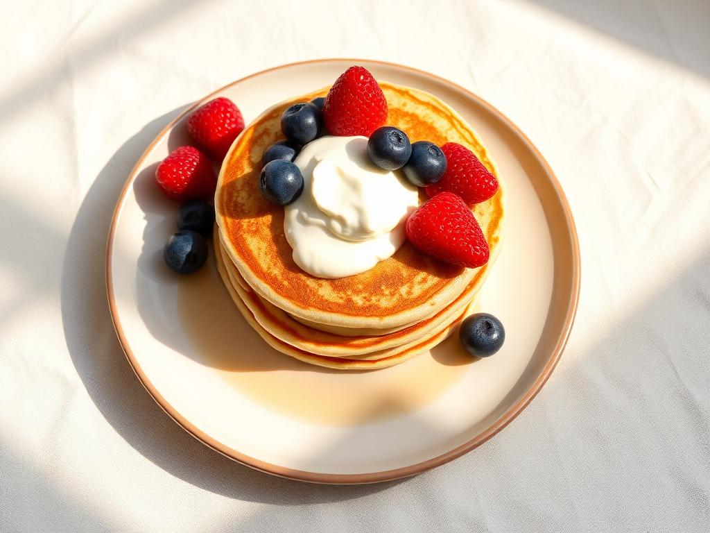 Fluffy Protein Pancakes