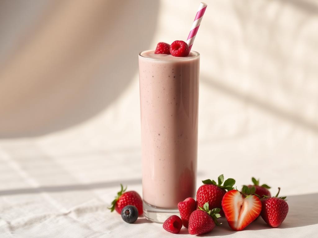 Creamy Berry Protein Smoothie