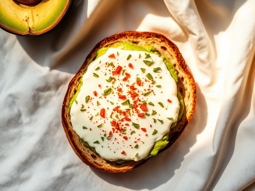 Cottage Cheese Avocado Toast
