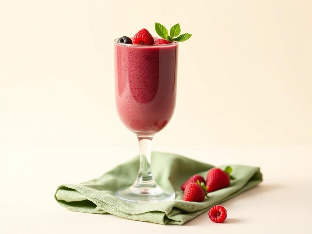 Thick Berry Protein Smoothie